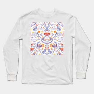 Scandinavian Summer Garden Long Sleeve T-Shirt